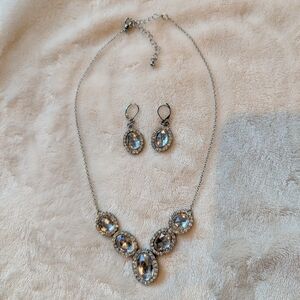 Bridal Necklace And Earrings Set